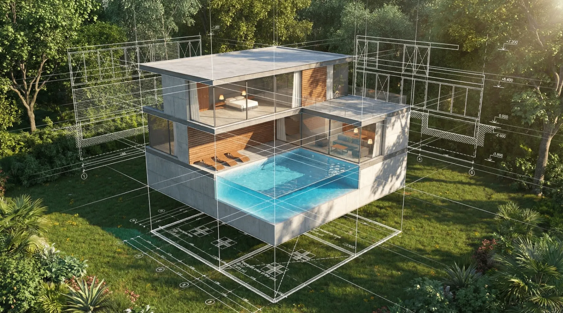 Ingénierie structurelle Verso Signature - expertise technique piscine vitrée